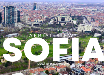 Sofia Bulgaria Aerial View